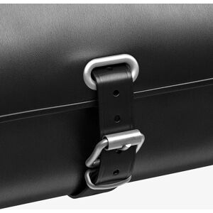Sacoche en Cuir Brooks pour Vélo - 1,5L - Noir - Publicité Sacoche en Cuir Brooks pour Vélo - 1,5L - Noir - Publicité