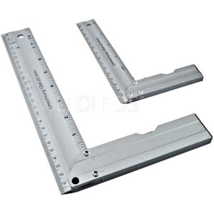 Set de Escuadra en Ángulo de Aluminio - 2 Piezas, Nivel y Ángulo de 45° Set de Escuadra en Ángulo de Aluminio - 2 Piezas, Nivel y Ángulo de 45°