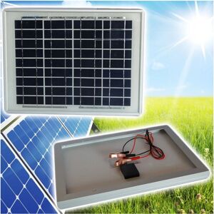 Pannello Solare 10W 12V - Resistente, Facile da Installare Pannello Solare 10W 12V - Resistente, Facile da Installare