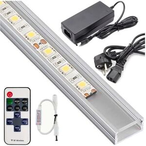 Profilo LED Impermeabile in Alluminio Trade Shop - Bianco Caldo Profilo LED Impermeabile in Alluminio Trade Shop - Bianco Caldo