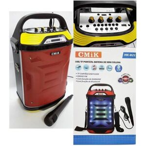 Trade Shop Traesio - Tragbarer Bluetooth-Lautsprecher mit Mikrofon Trade Shop Traesio - Tragbarer Bluetooth-Lautsprecher mit Mikrofon