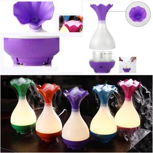 Trade Shop Traesio - Difusor - Difusor de Aroma Ultrasónico - Alimentado por USB - Violeta, Rosa - 95ml Trade Shop Traesio - Difusor - Difusor de Aroma Ultrasónico - Alimentado por USB - Violeta, Rosa - 95ml