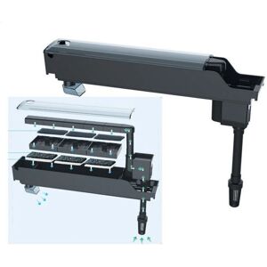 Trade Shop GD400 Pompa Filtro Esterno per Acquario - 7W, 500L/h Trade Shop GD400 Pompa Filtro Esterno per Acquario - 7W, 500L/h