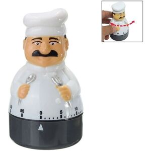 Reloj de cocina analógico Trade Shop - 55 Minuto Retro Alarma Reloj de cocina analógico Trade Shop - 55 Minuto Retro Alarma