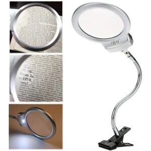 Lampada da scrivania LED Traesio con lente di ingrandimento - 2x 5x Lampada da scrivania LED Traesio con lente di ingrandimento - 2x 5x