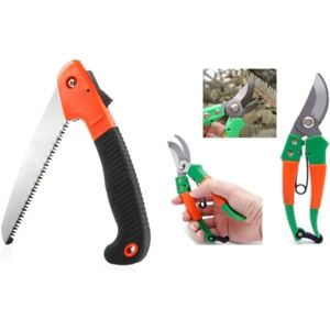 Trade Shop Manganese Klappbare Hand Saw & Gartenschere - Garten Set Trade Shop Manganese Klappbare Hand Saw & Gartenschere - Garten Set