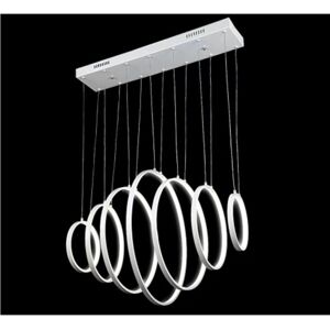 Trade Shop Traesio - Modernes 10-Ring Pendelleuchte Trade Shop Traesio - Modernes 10-Ring Pendelleuchte
