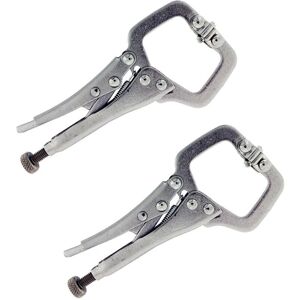 Trade Shop 240mm C-clamp - Herramienta de sujeción de liberación rápida ajustable Trade Shop 240mm C-clamp - Herramienta de sujeción de liberación rápida ajustable