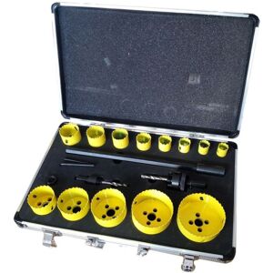 Set di 19 seghe a tazza bimettalliche - 19-76mm Set di 19 seghe a tazza bimettalliche - 19-76mm