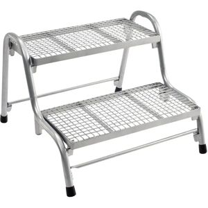 Brunner Prima scala doppia - Stabile, antiscivolo, bianca - 18/37,5/43 cm Brunner Prima scala doppia - Stabile, antiscivolo, bianca - 18/37,5/43 cm