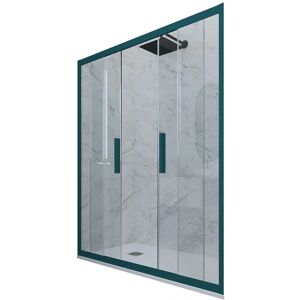 FORTE - Puerta de ducha reversible verde Night Watch 130cm - Tipo de ducha FORTE - Puerta de ducha reversible verde Night Watch 130cm - Tipo de ducha