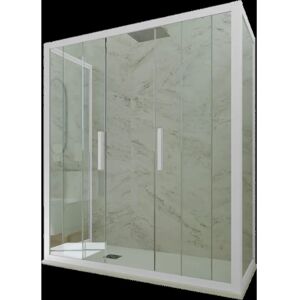 Forte - Mampara de ducha reversible 3 lados - 90x170cm Forte - Mampara de ducha reversible 3 lados - 90x170cm