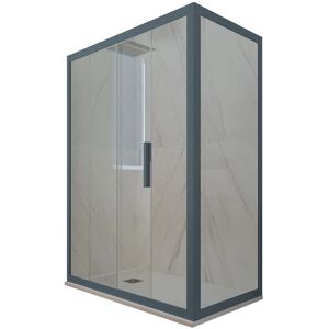 FORTE - Mampara reversible de ducha 70x140cm con cristal FORTE - Mampara reversible de ducha 70x140cm con cristal