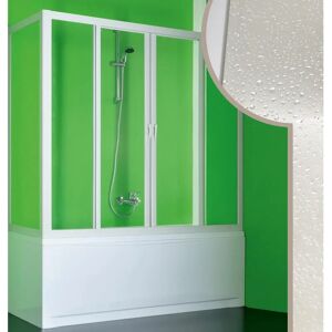 Forte - Mampara de bañera - Ajustable, Reversible, Made in Italy Forte - Mampara de bañera - Ajustable, Reversible, Made in Italy