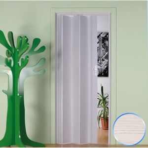 Porte Pliée Forte 83x214 Pin Blanc - Économiseur d'Espace Intérieur - Publicité Porte Pliée Forte 83x214 Pin Blanc - Économiseur d'Espace Intérieur - Publicité