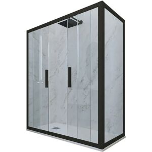 FORTE - Mampara de ducha 90x120cm reversible - Tipo de ducha FORTE - Mampara de ducha 90x120cm reversible - Tipo de ducha