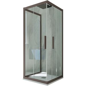 FORTE - Mampara de ducha reversible 3 lados 70x70x70cm FORTE - Mampara de ducha reversible 3 lados 70x70x70cm