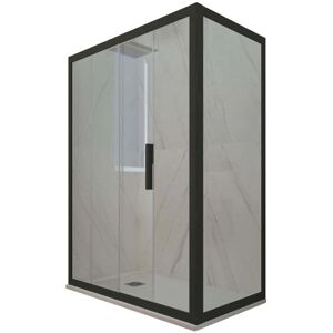 Forte - Cabina doccia scorrevole 70x140cm reversibile - Vetro & PVC Forte - Cabina doccia scorrevole 70x140cm reversibile - Vetro & PVC