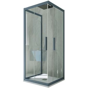 Forte Mampara de ducha 3 lados reversible - Tipo de ducha Forte Mampara de ducha 3 lados reversible - Tipo de ducha