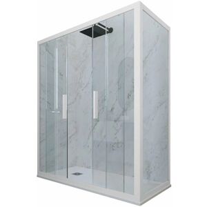 Forte Box doccia bianco opaco 75x150cm reversibile - Box doccia Forte Box doccia bianco opaco 75x150cm reversibile - Box doccia