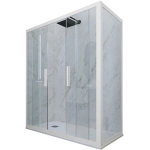 FORTE - Mampara de ducha reversible de 6mm 90x140cm - Baño FORTE - Mampara de ducha reversible de 6mm 90x140cm - Baño