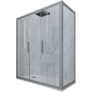 Forte Mampara de ducha - 70x120cm, Reversible, 6mm Vidrio Forte Mampara de ducha - 70x120cm, Reversible, 6mm Vidrio
