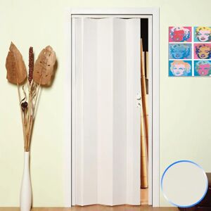 Porte pliante intérieure Forte - PVC Blanc Frêne - 83x214cm - Type intérieur - Publicité Porte pliante intérieure Forte - PVC Blanc Frêne - 83x214cm - Type intérieur - Publicité