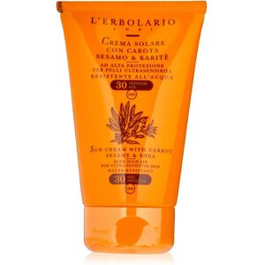 L'Erbolario Carrot, Sesame, Shea Sun Cream SPF30 - Sun Cream L'Erbolario Carrot, Sesame, Shea Sun Cream SPF30 - Sun Cream