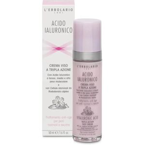 L'Erbolario Hyaluronic Acid Face Cream - Normal Skin - Anti-Aging - 50 ml L'Erbolario Hyaluronic Acid Face Cream - Normal Skin - Anti-Aging - 50 ml