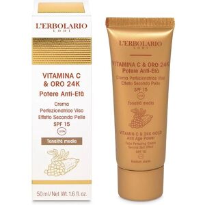 Krem do Twarzy Vit C & Złoto 24k SPF15 - L'Erbolario Krem do Twarzy Vit C & Złoto 24k SPF15 - L'Erbolario