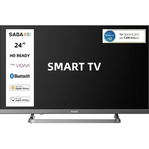 SABA Sa24s89vda TV LED 24" HD Smart Wi-Fi Grigia SABA Sa24s89vda TV LED 24" HD Smart Wi-Fi Grigia
