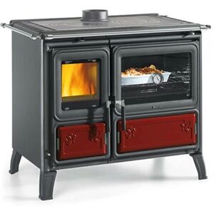 La Nordica Milly Bordeaux - Poêle à bois autonome - Bois, Noir - Publicité La Nordica Milly Bordeaux - Poêle à bois autonome - Bois, Noir - Publicité