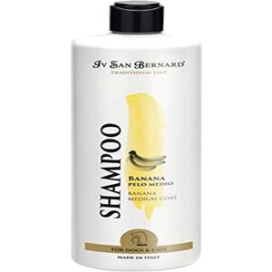 Shampoo Banane IV SAN BERNARD pour Chiens et Chats - 1L - Normalise l'élasticité des poils - Publicité Shampoo Banane IV SAN BERNARD pour Chiens et Chats - 1L - Normalise l'élasticité des poils - Publicité