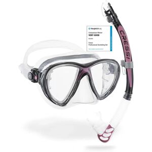 Cressi Big Eyes Evo Alpha Ultra Dry Snorkel Set - Waterproof Diving Mask Cressi Big Eyes Evo Alpha Ultra Dry Snorkel Set - Waterproof Diving Mask
