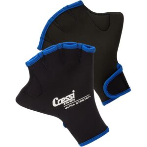 Guantes de Natación Cressi - Negro Azul - S - Guantes de Natación Guantes de Natación Cressi - Negro Azul - S - Guantes de Natación