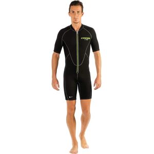 Cressi Lido FZ 2mm - Men's Neoprene Wetsuit - Black-Green - Wetsuit Cressi Lido FZ 2mm - Men's Neoprene Wetsuit - Black-Green - Wetsuit