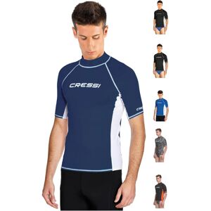 Cressi Blauer Rash Guard - Kurzarm UV Sonnenschutz Cressi Blauer Rash Guard - Kurzarm UV Sonnenschutz