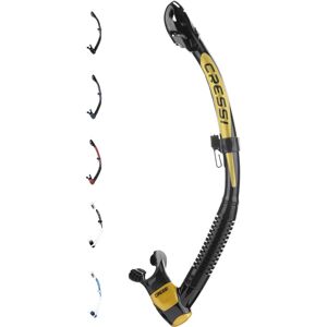 Cressi Itaca Ultra Dry Snorkel - Dry Top, Ergonomic Mouthpiece, Flexible Corrugated Section Cressi Itaca Ultra Dry Snorkel - Dry Top, Ergonomic Mouthpiece, Flexible Corrugated Section