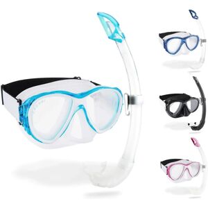 Cressi Samoa + Mexico Schnorchelset - Transparent / Blau Cressi Samoa + Mexico Schnorchelset - Transparent / Blau