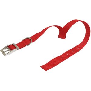 Collare CROCI per cani - Nylon rosso 10x330mm - Collare per cani Collare CROCI per cani - Nylon rosso 10x330mm - Collare per cani