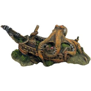 Amtra Relitto with Octopus 22cm Aquarium Decoration Amtra Relitto with Octopus 22cm Aquarium Decoration