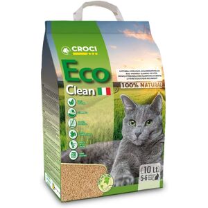 Croci Eco Clean Cat Litter - Natural, Clumping, 10L Croci Eco Clean Cat Litter - Natural, Clumping, 10L
