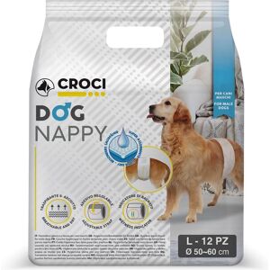 Croci Dog Nappy - Size L - Incontinence Dog Diaper Croci Dog Nappy - Size L - Incontinence Dog Diaper