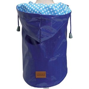 Croci Blauwe Regenjas - Waterdicht, Capuchon, Lusklem voor Honden Croci Blauwe Regenjas - Waterdicht, Capuchon, Lusklem voor Honden