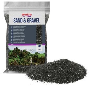 Amtra Schwarzer Aquarien Sand - Fein, 5kg Amtra Schwarzer Aquarien Sand - Fein, 5kg