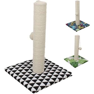 Croci Optical Basic Cat Scratching Post - Stable Black and White Croci Optical Basic Cat Scratching Post - Stable Black and White