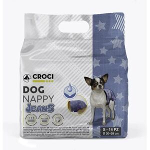 Croci Dog Nappy Jeans S - Lekkende puppy & incontinent hond luiers Croci Dog Nappy Jeans S - Lekkende puppy & incontinent hond luiers