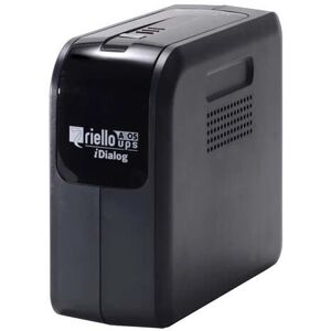 Ups Riello iDialog 800VA Torre, 4 tomadas IEC, Bateria VRLA AGM - Preto - Sistema de Energia Ininterrupta Ups Riello iDialog 800VA Torre, 4 tomadas IEC, Bateria VRLA AGM - Preto - Sistema de Energia Ininterrupta