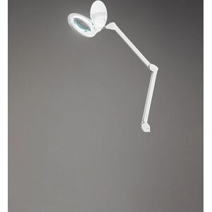 PERENZ 5333blc Lampada da Scrivania con Lente Regolabile - Bianco PERENZ 5333blc Lampada da Scrivania con Lente Regolabile - Bianco
