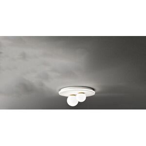 Lampada a Soffitto Perenz - Sfere in Vetro Bianco - Design Moderno Lampada a Soffitto Perenz - Sfere in Vetro Bianco - Design Moderno
